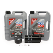 Porsche Engine Oil Change Kit (20W-50) - Liqui Moly LM22072KT2