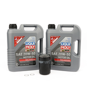 Porsche Engine Oil Change Kit (20W-50) - Liqui Moly LM22072KT4