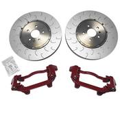 Audi VW Brake Rotor Kit - 034Motorsport 0343011012RED