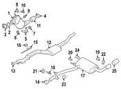 BMW Hex Bolt (M12X20) - Genuine BMW 07119904488