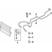 BMW Auto Trans Oil Cooler Nut - Genuine BMW 07129906887