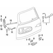 Mini Door Hinge Bolt - Genuine Mini 07129907973