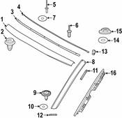BMW Clip With Sealing Ring Blue - Genuine BMW 07147220227