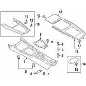 BMW Console Screw - Genuine BMW 07149156656