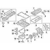 BMW Engine Oil Pan Gasket - Genuine BMW 11138601061