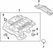 BMW Cover Acoustic - Genuine BMW 11147807245