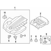 BMW Bracket For Acoustic Cover - Genuine BMW 11147807251