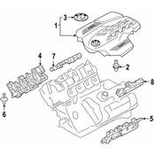 BMW Engine Cover - Genuine BMW 11147934443