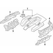 BMW Engine Cover - Genuine BMW 11148602047