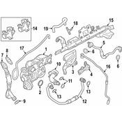 BMW Oil Pipe Outlet - Genuine BMW 11427581809