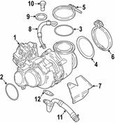 BMW Turbocharger Oil Line - Genuine BMW 11428515004