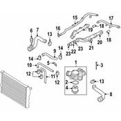 BMW Return Pipe - Genuine BMW 11537831116