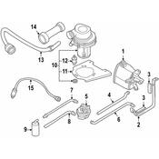 BMW Suction Hose - Genuine BMW 11721433548