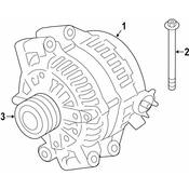 BMW Alternator - Genuine BMW 12317591270