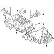 BMW Water Connector - Genuine BMW 12367616291