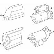 BMW Starter Motor - Genuine BMW 12411711403