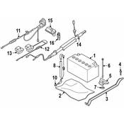 BMW Battery Cable - Genuine BMW 12427564632