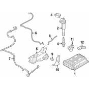 BMW Hybrid Electric Motor Wiring Harness - Genuine BMW 12427599815