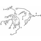 BMW Engine Wiring Harness - Genuine BMW 12518579347