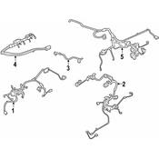 BMW Engine Wiring Harness - Genuine BMW 12518645492