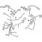 BMW Engine Wiring Harness - Genuine BMW 12518669730