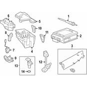 BMW Ignition Control Module Bracket - Genuine BMW 12527801765