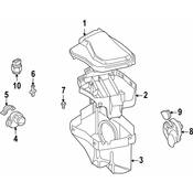 BMW Bottom Part With Blower - Genuine BMW 12901435566