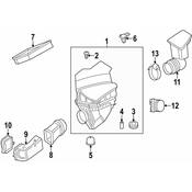 BMW Air Channel - Genuine BMW 13717590594
