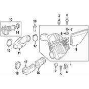 BMW Air Duct - Genuine BMW 13717612094