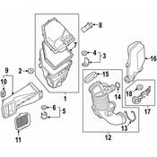 BMW Engine Air Intake Hose - Genuine BMW 13718571705