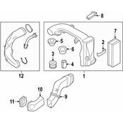 BMW Filtered Air Pipe - Genuine BMW 13718574784