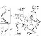 BMW Fuel Tank Vent Hose - Genuine BMW 13907578297