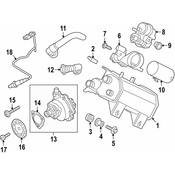 BMW Fuel Vent Pipe - Genuine BMW 16117216534