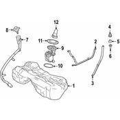 BMW Fuel Tank Strap - Genuine BMW 16117383181