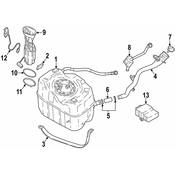 Mini Fuel Tank Vent Hose - Genuine Mini 16117394711