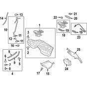 BMW Fuel Tank Insulator - Genuine BMW 16117847362