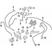 BMW Vent Pipe - Genuine BMW 16127402615