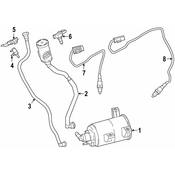 BMW Evaporative Emissions System Lines - Genuine BMW 16127458369