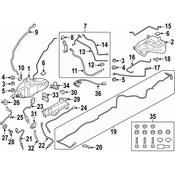 BMW SCR Reservoir Passive Tank - Genuine BMW 16197260225