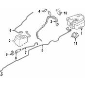 BMW Diesel Emissions Fluid Tank - Genuine BMW 16197381415