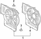 BMW Bracket Upper - Genuine BMW 17117528618