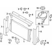 BMW Module Carrier Left (528i 528i xDrive) - Genuine BMW 17117618771