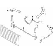BMW Coolant Hose - Genuine BMW 17128511753