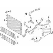 BMW Turbocharger Intercooler Hose - Genuine BMW 17128654860