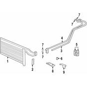 BMW Automatic Transmission Oil Cooler Hose - Genuine BMW 17221703011