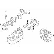 BMW Auto Trans Oil Cooler Tube - Genuine BMW 17221711967