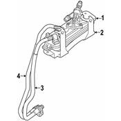 BMW Transmission Oil Cooler Line Return - Genuine BMW 17227640808