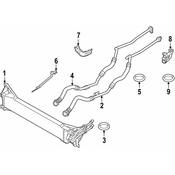 BMW Auto Trans Oil Cooler Hose Assembly - Genuine BMW 17228053478