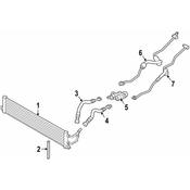BMW Auto Trans Oil Cooler Hose Assembly - Genuine BMW 17228602300