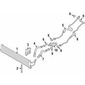 BMW Auto Trans Oil Cooler Hose - Genuine BMW 17228602302
